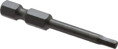 Wera - 3mm Hex Bit - 1/4" Hex Drive, 2" OAL - USA Tool & Supply