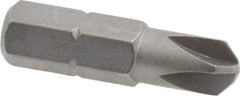 Wera - 1/4" Drive, #8 Torq-Set Mplus Screwdriver Bit - 1" OAL - USA Tool & Supply