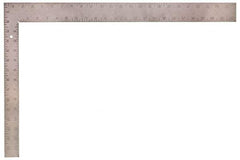 Empire Level - 24" Blade Length x 2" Blade Width, 16" Base Length x 1-1/2" Base Width Steel Square - 2 Inch Wide Blade, 1-1/2 Inch Wide Base - USA Tool & Supply
