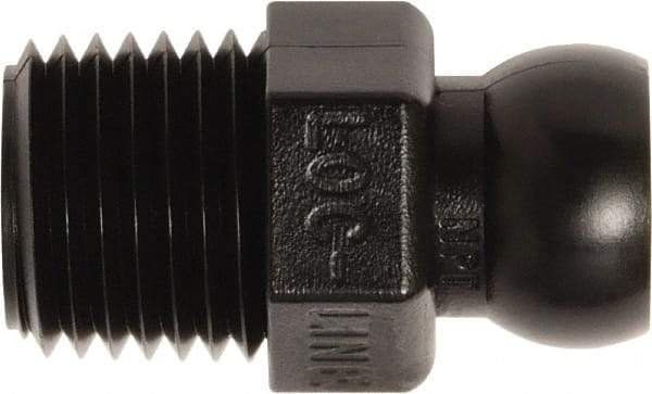 Loc-Line - 50 Piece, 1/4" Hose ID, Male to Female Coolant Hose Connector - 1/4" NPT, For Loc-Line Modular Hose Systems - USA Tool & Supply