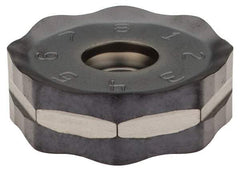 Seco - ONMU090520 M13 Grade MP3000 Carbide Milling Insert - TiAlN Finish, 0.228" Thick, 0.866" Inscribed Circle - USA Tool & Supply