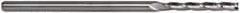 Accupro - 0.1", 3/4" LOC, 1/8" Shank Diam, 2-1/2" OAL, 3 Flute, Solid Carbide Square End Mill - Single End, Uncoated, Spiral Flute, 30° Helix, Centercutting, Series Miniature - USA Tool & Supply