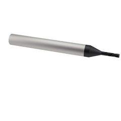 Accupro - 0.045", 4 Flute, Single End, Solid Carbide, 0.015" Corner Radius End Mill - 1-1/2" OAL, 30° Helix, Right Hand Flute, 0.135" LOC, Right Hand Cut - USA Tool & Supply