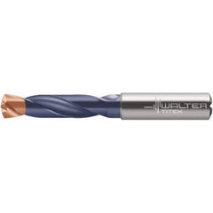 Walter-Titex - 7/16" 140° Spiral Flute Solid Carbide Screw Machine Drill Bit - USA Tool & Supply