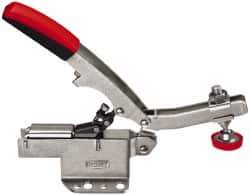 Bessey - 700 Lb Holding Capacity, Horizontal Handle, Manual Hold Down Toggle Clamp - U-Bar, Flanged Base, Steel - USA Tool & Supply