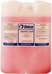 Detco - 5 Gal Container Cleaner - Use on Resilient Flooring - USA Tool & Supply