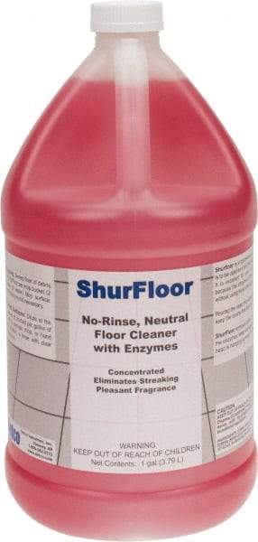 Detco - 1 Gal Bottle Cleaner - Use on Resilient Flooring - USA Tool & Supply
