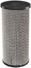 Dupont - 4" OD, 5µ, Spun-Wound Polypropylene & Universal Heavy Duty Carbon Wrap 2 Phase Cartridge Filter - 10" Long, Reduces Sediments, Tastes, Odors & Chlorine - USA Tool & Supply