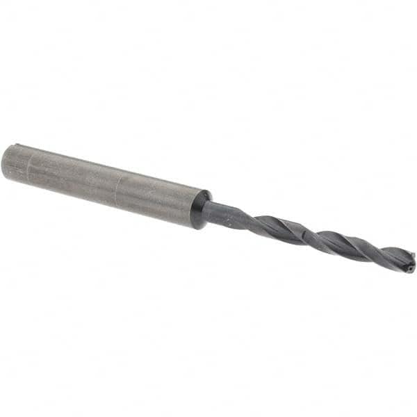 Guhring - 3.2mm 140° Spiral Flute Solid Carbide Taper Length Drill Bit - USA Tool & Supply
