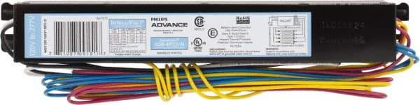 Philips Advance - 3 or 4 Lamp, 120-277 Volt, 0.45 to 0.94 Amp, 0 to 39, 40 to 79 Watt, Instant Start, Electronic, Nondimmable Fluorescent Ballast - 0.88, 0.91, 0.93, 0.97, 1.00, 1.01, 1.03 Ballast Factor, T8 Lamp - USA Tool & Supply