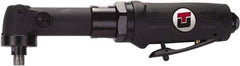 Universal Tool - Angle Handle, Angle Air Die Grinder - 12,000 RPM, Rear Exhaust, 4 CFM, 1 hp, 90 psi - USA Tool & Supply