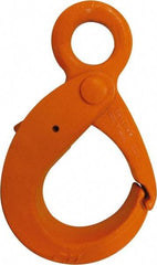 CM - Chain Grade 100, 8,800 Lbs. Load Limit Eye Latchlok Hook - 2.27 Inch Hook Throat, 6.65 Inch Reach, 1.36 Inch Eye Inside Diameter, 3/8 Inch Chain Diameter, 7.72 Inch Overall Length, 0.59 Inch Eye Thickness - USA Tool & Supply