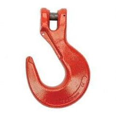 CM - 3/4 Inch Chain Diameter, Grade 100 Clevis Hook - 35,300 Lbs. Load Capacity, 0.88 Inch Inside Diameter, 0 Inch Pin Diameter, 2.09 Inch Hook Throat, 10.8 Inch Overall Length, 7.09 Inch Hook Width - USA Tool & Supply