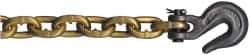 CM - 3/8" Welded Standard Link Chain - 6,600 Lb Capacity, Grade 70, 20' Long, Yellow Chromate Finish - USA Tool & Supply