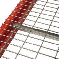 Nashville Wire - 58" Wide, 2" High, Open Shelving Standard Channel - Steel, Galvanized Finish, 42" Deep, Use with Pallet Racks - USA Tool & Supply
