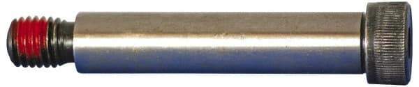 Value Collection - 3/8" Shoulder Diam x 1-1/2" Shoulder Length, 5/16-18 UNC, Hex Socket Shoulder Screw - 4140 Alloy Steel with Nylon Locking Patch, 1/4" Head Height x 9/16" Head Diam - USA Tool & Supply