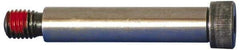 Value Collection - 1/4" Shoulder Diam x 5/8" Shoulder Length, #10-24 UNC, Hex Socket Shoulder Screw - 4140 Alloy Steel with Nylon Locking Patch, 3/16" Head Height x 3/8" Head Diam - USA Tool & Supply