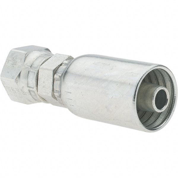 Parker - 11/16-16 Seal-Lok Steel Hydraulic Hose Swivel - -6 Hose Size, 3/8" Hose Diam - USA Tool & Supply
