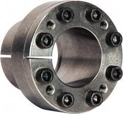 Climax Metal Products - M4 Thread, 1/4" Bore Diam, 0.551" OD, Shaft Locking Device - 3 Screws, 1,643 Lb Axial Load, 0.984" OAW, 0.394" Thrust Ring Width, 17 Ft/Lb Max Torque - USA Tool & Supply