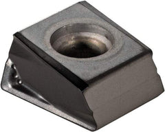 Walter - LNHU090404 L55T Grade WKP35S Carbide Milling Insert - TiCN/Al2O3/TiCN Finish, 0.1772" Thick, 0.4mm Corner Radius - USA Tool & Supply