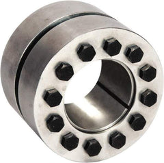 Climax Metal Products - M6 Thread, 5/8" Bore Diam, 52mm OD, Shaft Locking Device - 3 Screws, 6,413 Lb Axial Load, 2.047" OAW, 1.181" Thrust Ring Width, 167 Ft/Lb Max Torque - USA Tool & Supply