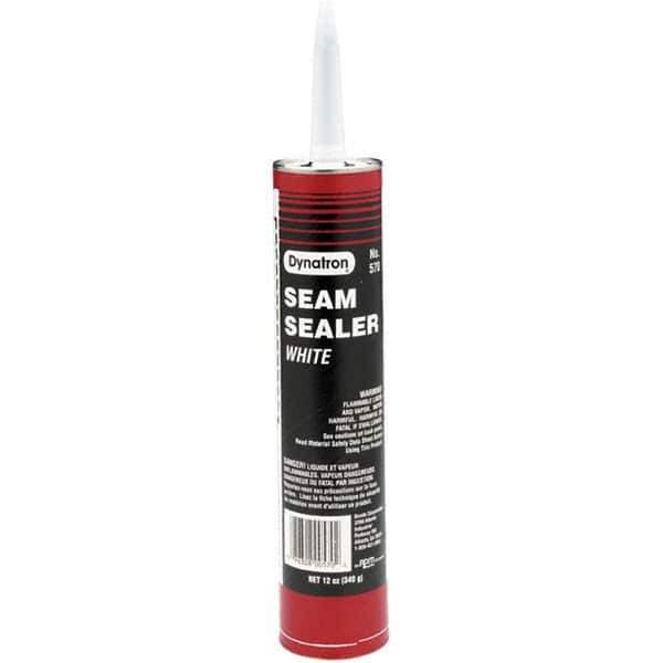 3M - 12 oz Cartridge White Elastic Sealer Seam Sealant - 570 12OZ WHT CARTRIDGE DYNATRON AUTO SEALR CAULK - USA Tool & Supply