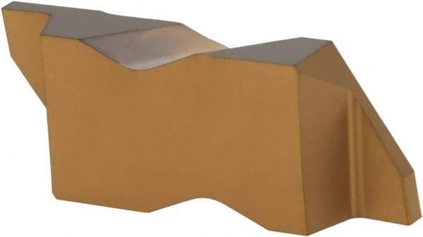 Iscar - 3062ING Grade IC808, 1.57mm Cutting Width Carbide Grooving Insert - 2.39mm Max Depth of Cut, Left Hand, 0.18mm Corner Radius, TiAlN/AlTiN/TiN Finish - USA Tool & Supply
