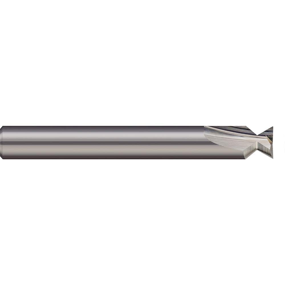 Harvey Tool - 60° 7/16" Cut Diam, 7/32" Cut Width, Solid Carbide Dovetail Cutter - Exact Industrial Supply