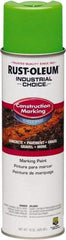 Rust-Oleum - 15 fl oz Green Marking Paint - Water-Based Formula - USA Tool & Supply