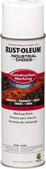 Rust-Oleum - 15 fl oz White Marking Paint - Water-Based Formula - USA Tool & Supply