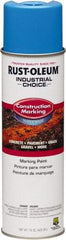Rust-Oleum - 15 fl oz Blue Marking Paint - Water-Based Formula - USA Tool & Supply