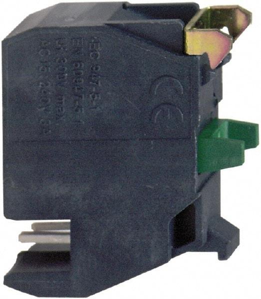 Schneider Electric - Multiple Amp Levels, Electrical Switch Contact Block - Plug-in Terminal - USA Tool & Supply
