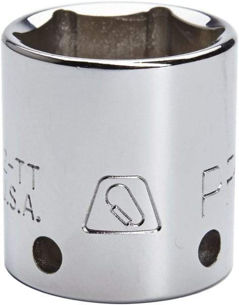 Proto - 5/16", 3/8" Drive, Standard Hand Socket - 12 Points, 1-3/32" OAL, Steel, Chrome Finish - USA Tool & Supply