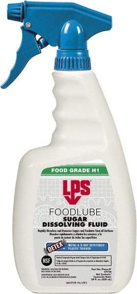 LPS - 28 oz Trigger Spray Bottle Spray Lubricant - Clear, 41°F to 203°F, Food Grade - USA Tool & Supply