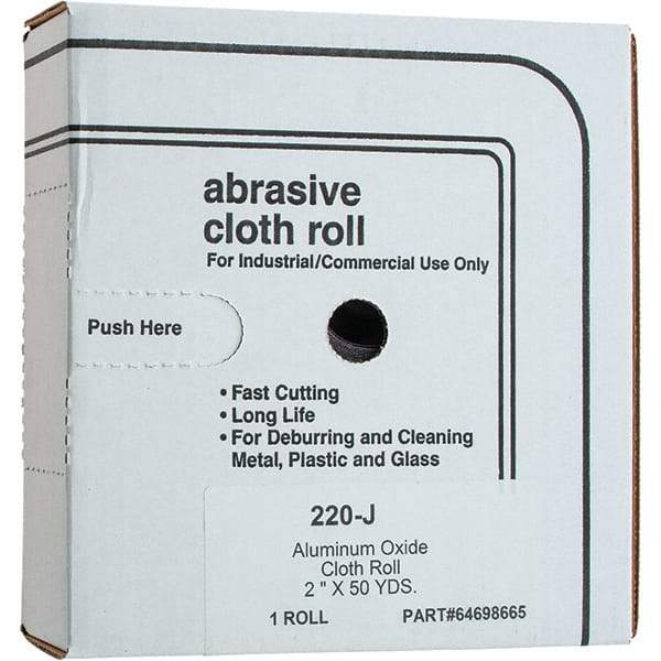 Value Collection - Shop Rolls   Abrasive Material: Aluminum Oxide    Roll Width (Inch): 2 - USA Tool & Supply