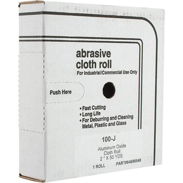 Value Collection - Shop Rolls   Abrasive Material: Aluminum Oxide    Roll Width (Inch): 2 - USA Tool & Supply