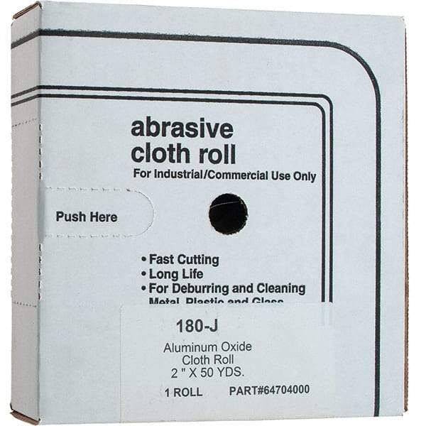 Value Collection - Shop Rolls   Abrasive Material: Aluminum Oxide    Roll Width (Inch): 2 - USA Tool & Supply