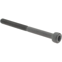 Value Collection - M3x0.50 Metric Coarse Hex Socket Drive, Socket Cap Screw - Grade 12.9 Alloy Steel, Black Oxide Finish, Partially Threaded, 35mm Length Under Head - USA Tool & Supply