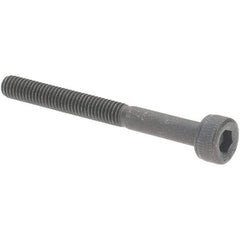 Value Collection - M3x0.50 Metric Coarse Hex Socket Drive, Socket Cap Screw - Grade 12.9 Alloy Steel, Black Oxide Finish, Partially Threaded, 30mm Length Under Head - USA Tool & Supply