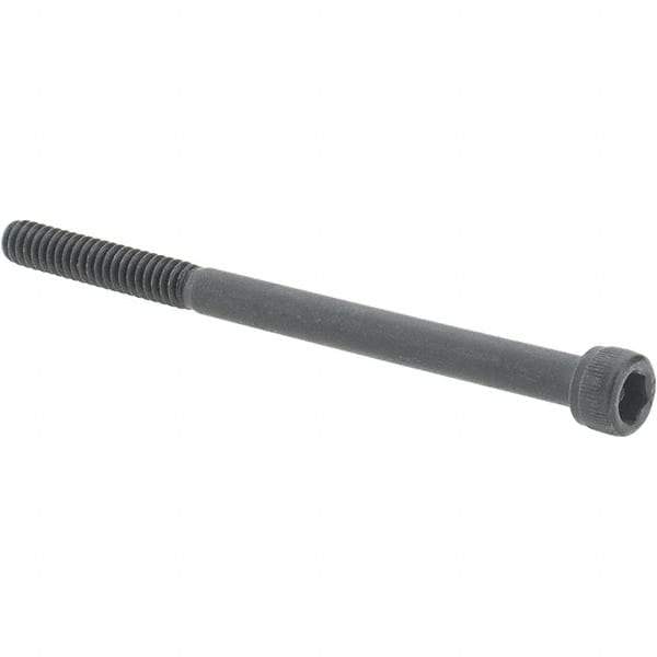 Value Collection - #10-24 UNC Hex Socket Drive, Socket Cap Screw - Alloy Steel, Black Oxide Finish, Partially Threaded, 2-3/4" Length Under Head - USA Tool & Supply