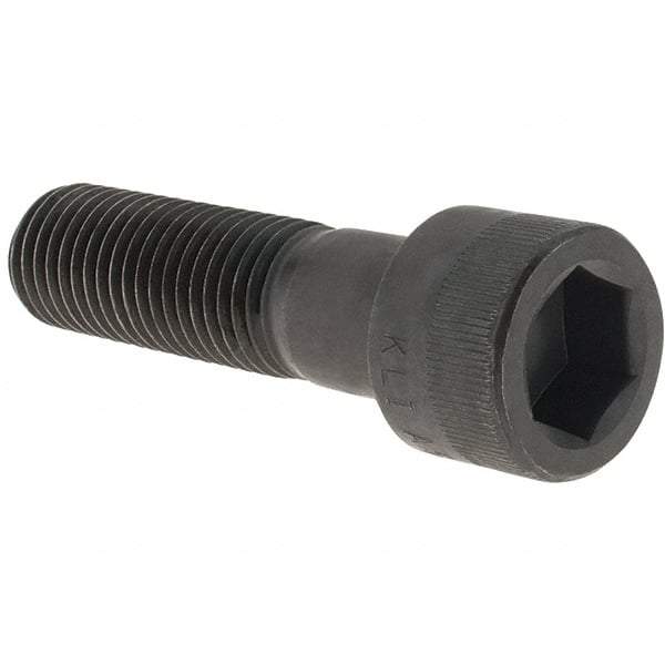 Made in USA - 7/8-9 UNC Hex Socket Drive, Socket Cap Screw - Alloy Steel, Black Oxide Finish, Fully Threaded, 3-1/4" Length Under Head - USA Tool & Supply