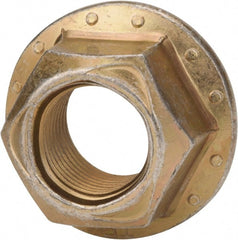 Made in USA - 5/16-18 Grade 8 Steel Hex Flange Lock Nut - USA Tool & Supply