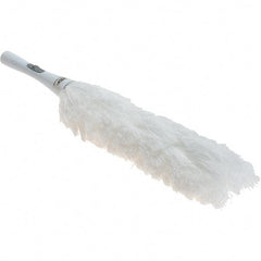 Value Collection - Microfiber Duster - 23" OAL, White - USA Tool & Supply