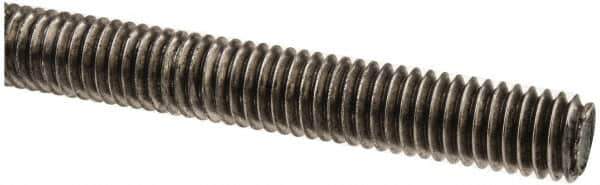 Made in USA - 3/8-16 UNC (Coarse), 6' Long, Stainless Steel Threaded Rod - Right Hand Thread - USA Tool & Supply