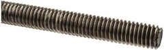 Made in USA - 3/8-16 UNC (Coarse), 6' Long, Stainless Steel Threaded Rod - Right Hand Thread - USA Tool & Supply