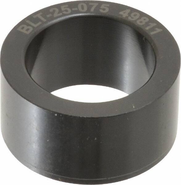 Jergens - 1.3772" OD, 3/4" Plate Thickness, Secondary Ball Lock, Modular Fixturing Liner - 25mm ID, -0.0004, 0.0000" Tolerance - USA Tool & Supply