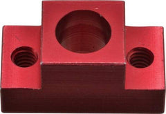 De-Sta-Co - 0.37 to 3/4" High, 1/4-20 Port, Aluminum, Blank, Swing Clamp Arm - 1-1/2" OAL to 3/4" Overall Width - USA Tool & Supply