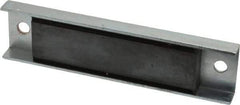 Eclipse - 45 Max Pull Force Lb, 5-1/2" Long x 1-3/8" Wide x 1/2" Thick, Rectangular Channel, Ceramic Fixture Magnet - 212°F Max Operating Temp, 0.01" Mounting Hole Diam, Stainless Steel Housing - USA Tool & Supply