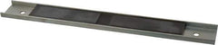 Eclipse - 15 Max Pull Force Lb, 12" Long x 1-1/2" Wide x 11/32" Thick, Rectangular Channel, Ceramic Fixture Magnet - 212°F Max Operating Temp, 0.01" Mounting Hole Diam, Stainless Steel Housing - USA Tool & Supply