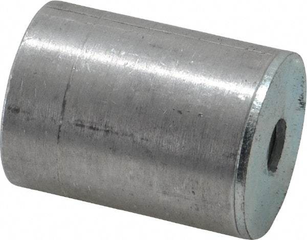 Mag-Mate - 1/4-2 Thread, 1" Diam, 1-5/16" High, 43 Lb Average Pull Force, Neodymium Rare Earth Pot Magnet - 5/16" Tapped Hole Depth, Aluminum Insulated - USA Tool & Supply